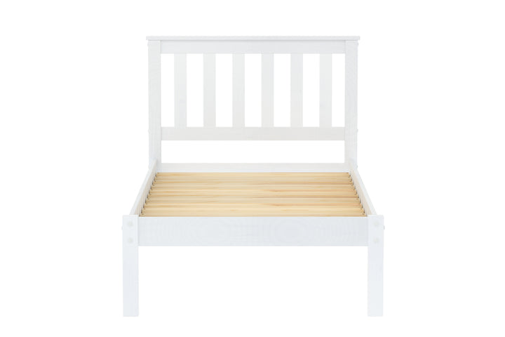 Denver Shaker Style Bed with Solid Pine Frame and Slatted Base for Firm Support