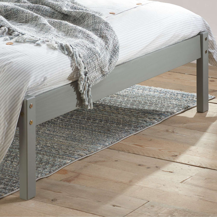 Denver Shaker Style Bed with Solid Pine Frame and Slatted Base for Firm Support