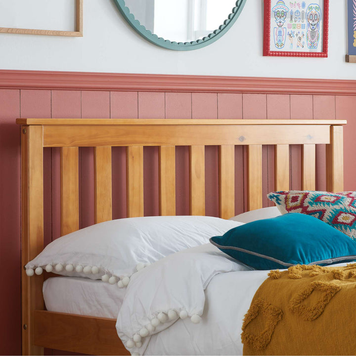 Denver Shaker Style Bed with Solid Pine Frame and Slatted Base for Firm Support
