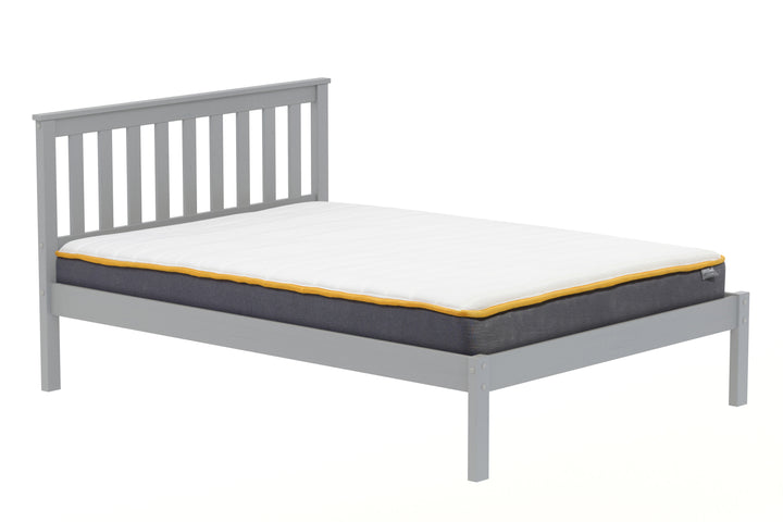 Denver Shaker Style Bed with Solid Pine Frame and Slatted Base for Firm Support