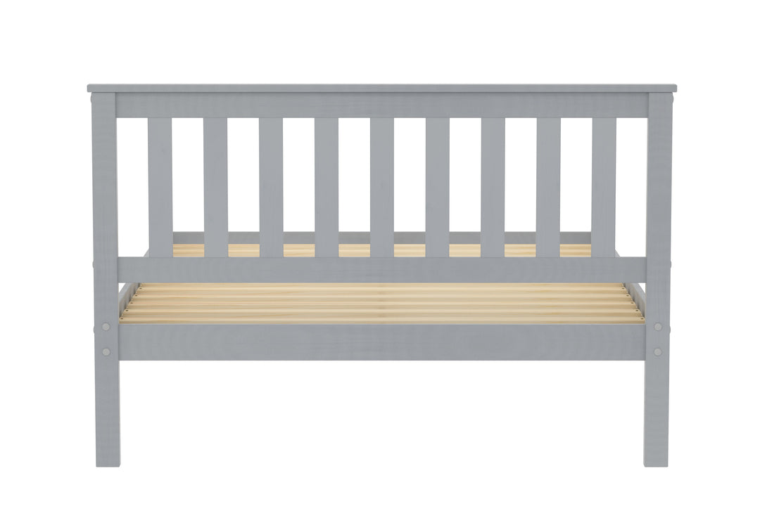 Denver Shaker Style Bed with Solid Pine Frame and Slatted Base for Firm Support