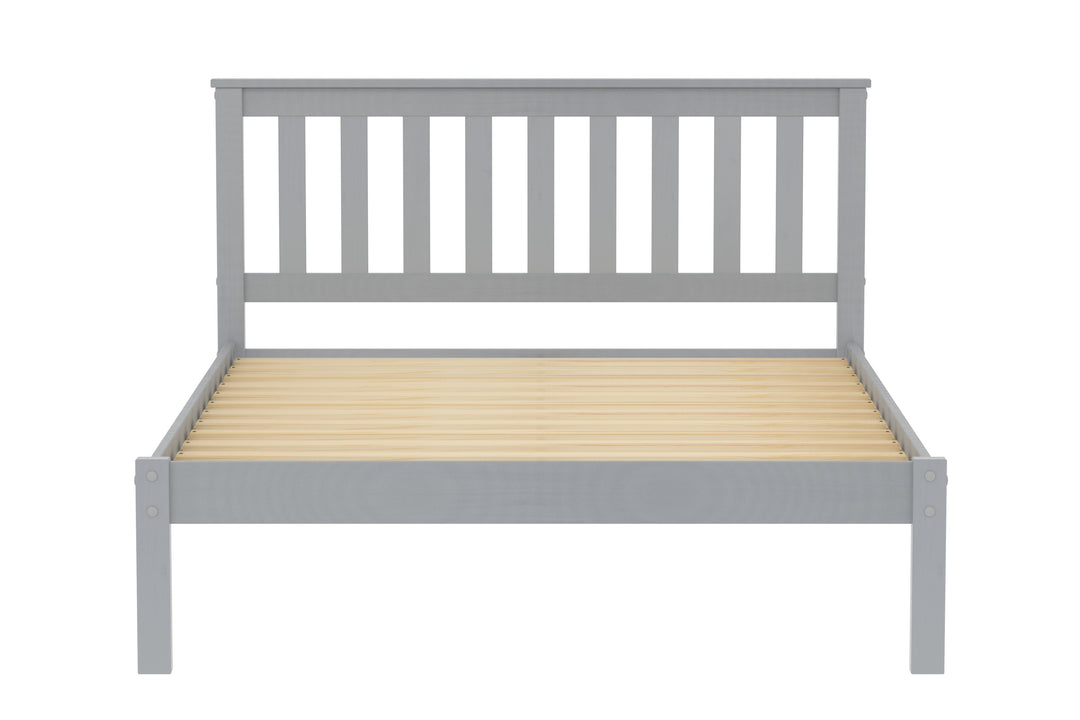 Denver Shaker Style Bed with Solid Pine Frame and Slatted Base for Firm Support