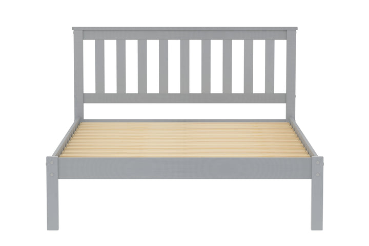 Denver Shaker Style Bed with Solid Pine Frame and Slatted Base for Firm Support