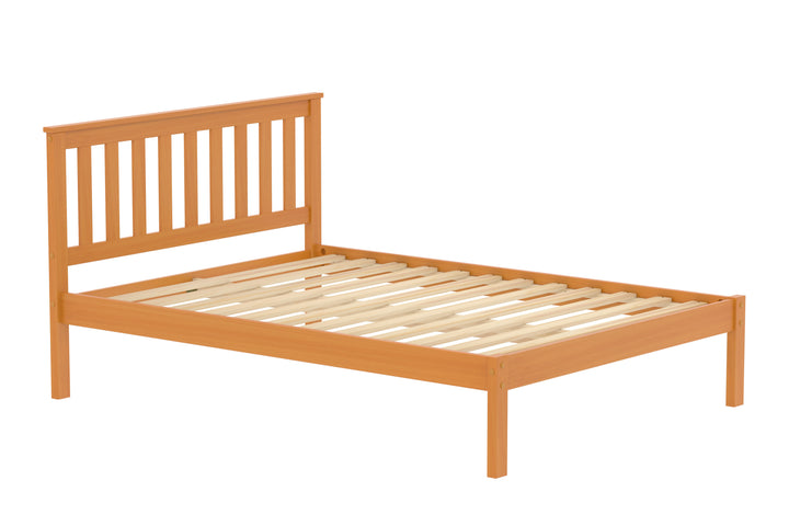 Denver Shaker Style Bed with Solid Pine Frame and Slatted Base for Firm Support