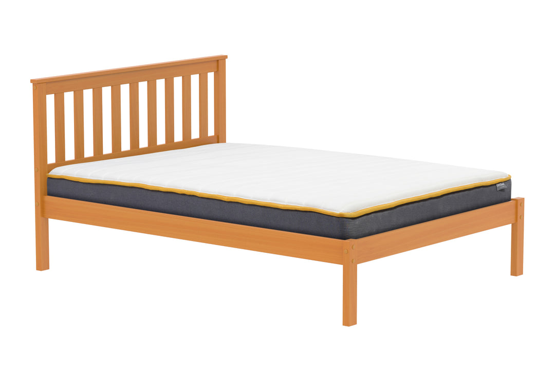 Denver Shaker Style Bed with Solid Pine Frame and Slatted Base for Firm Support