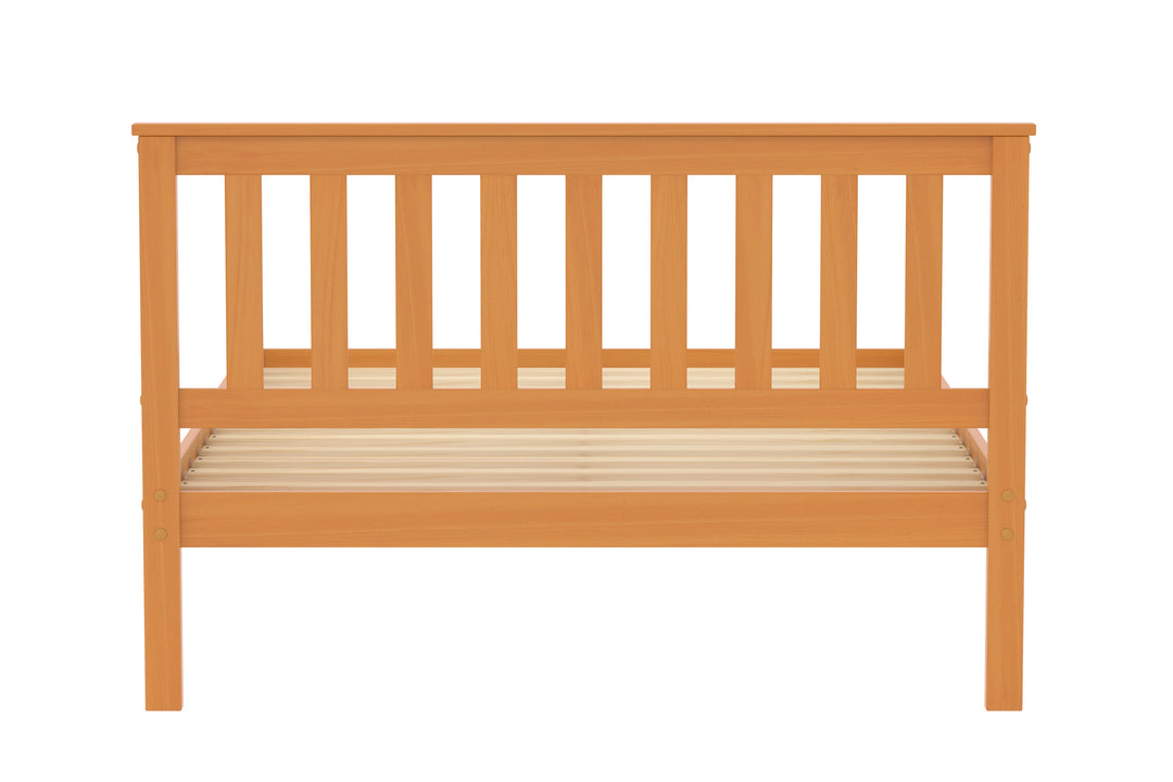 Denver Shaker Style Bed with Solid Pine Frame and Slatted Base for Firm Support