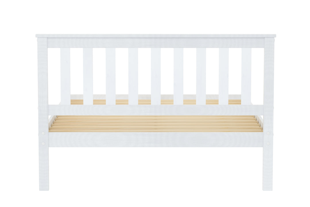 Denver Shaker Style Bed with Solid Pine Frame and Slatted Base for Firm Support