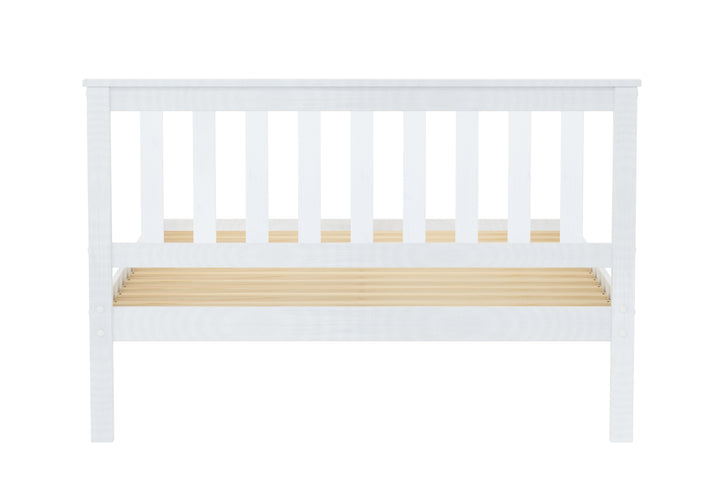 Denver Shaker Style Bed with Solid Pine Frame and Slatted Base for Firm Support