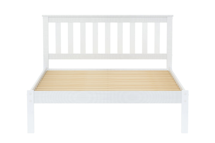 Denver Shaker Style Bed with Solid Pine Frame and Slatted Base for Firm Support