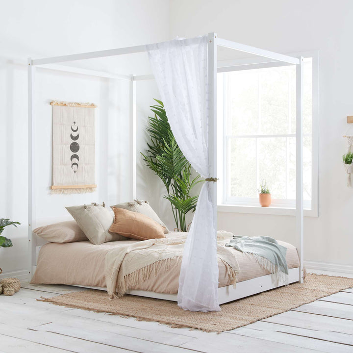 Darwin Modern Four Poster Bed with Timeless Style and Opulent Design