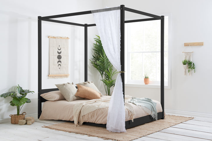 Darwin Modern Four Poster Bed with Timeless Style and Opulent Design