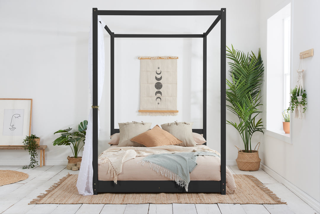 Darwin Modern Four Poster Bed with Timeless Style and Opulent Design