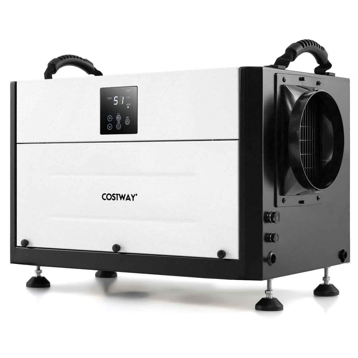 50/70L/Day Crawl Space Dehumidifier with 3 Modes and 24H Timer for Efficient Moisture Control