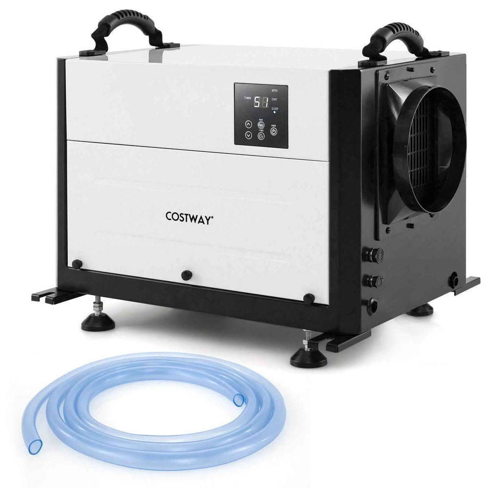 50/70L/Day Crawl Space Dehumidifier with 3 Modes and 24H Timer for Efficient Moisture Control