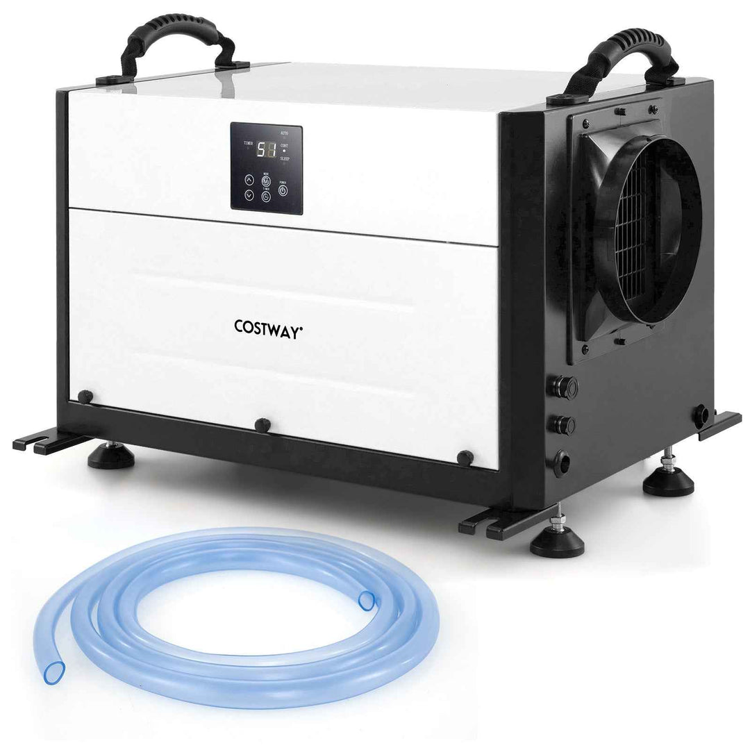 50/70L/Day Crawl Space Dehumidifier with 3 Modes and 24H Timer for Efficient Moisture Control