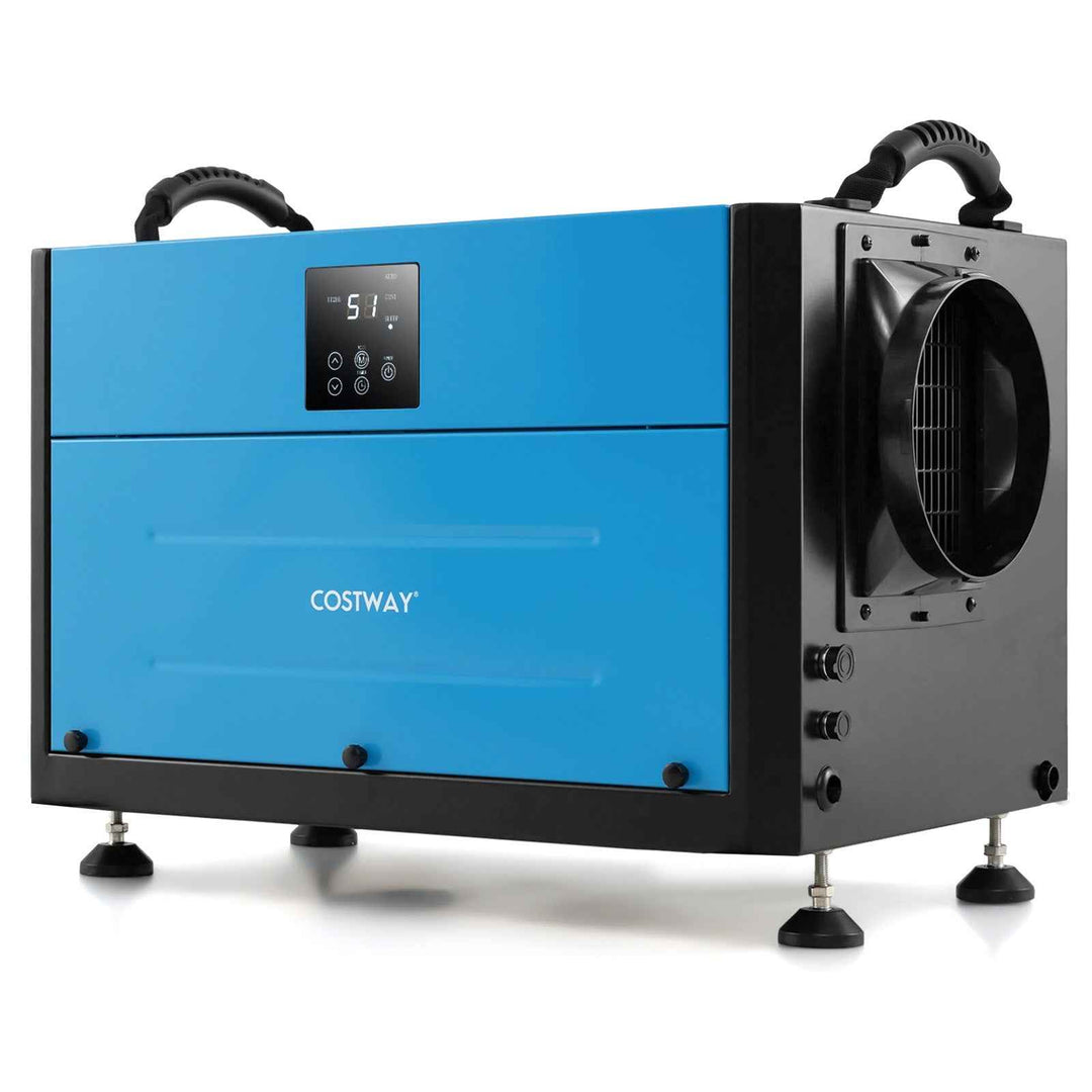 50/70L/Day Crawl Space Dehumidifier with 3 Modes and 24H Timer for Efficient Moisture Control