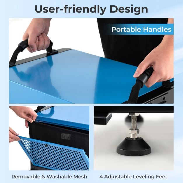 50/70L/Day Crawl Space Dehumidifier with 3 Modes and 24H Timer for Efficient Moisture Control