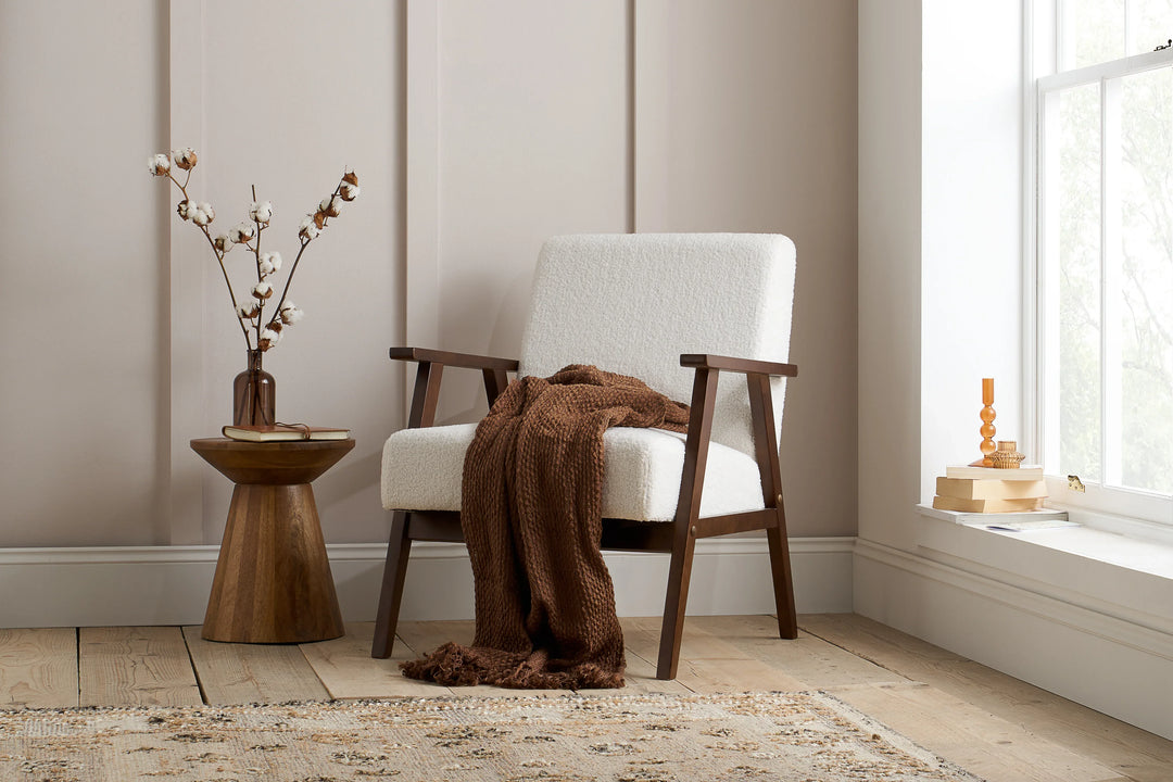 Ellwood Boucle Armchair - TidySpaces