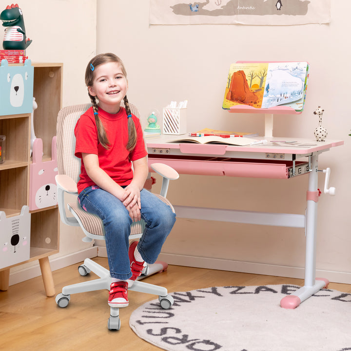 Ergonomic Children Study Chair with Breathable Mesh Back