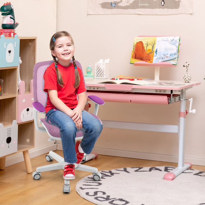 Ergonomic Children Study Chair with Breathable Mesh Back