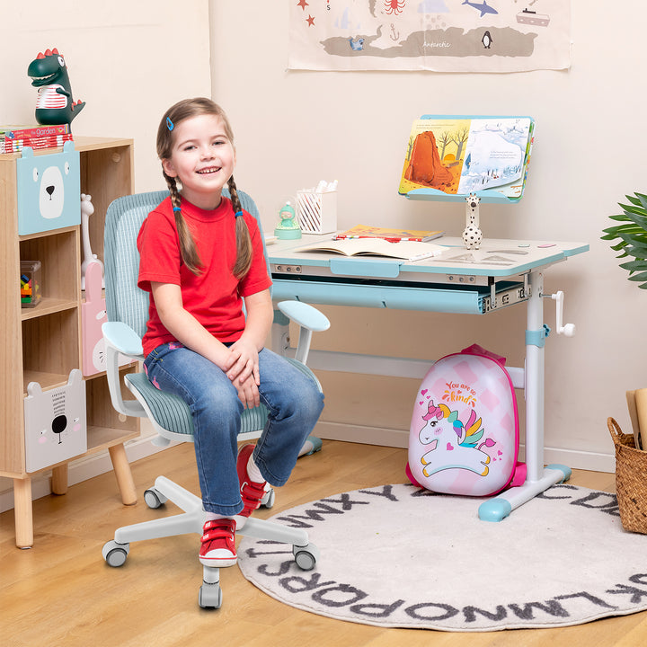 Ergonomic Children Study Chair with Breathable Mesh Back