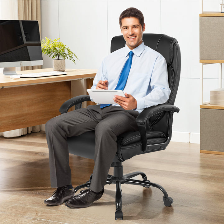 Executive Chair with 6 Point Massage and Adjustable High Back - TidySpaces