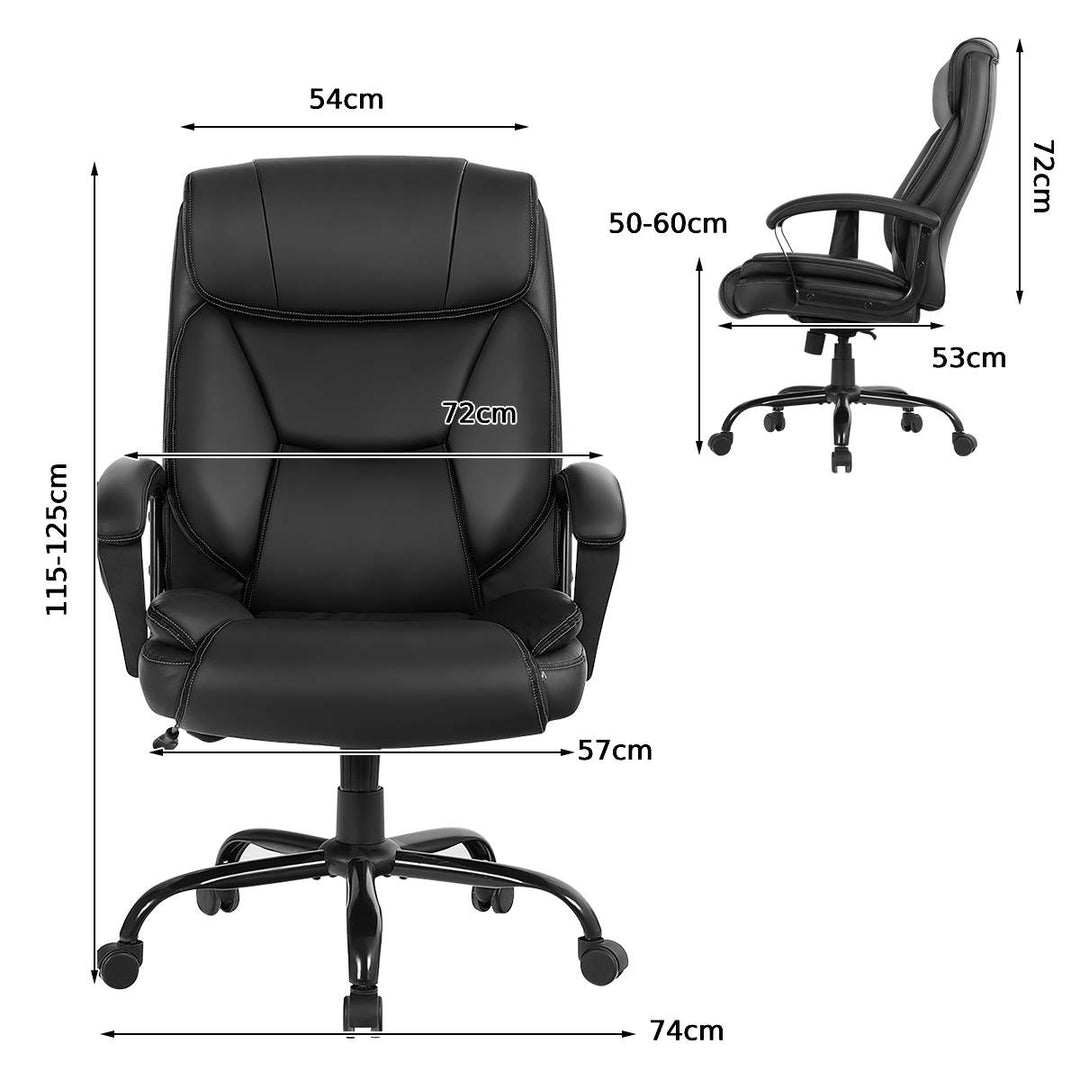 Executive Chair with 6 Point Massage and Adjustable High Back - TidySpaces