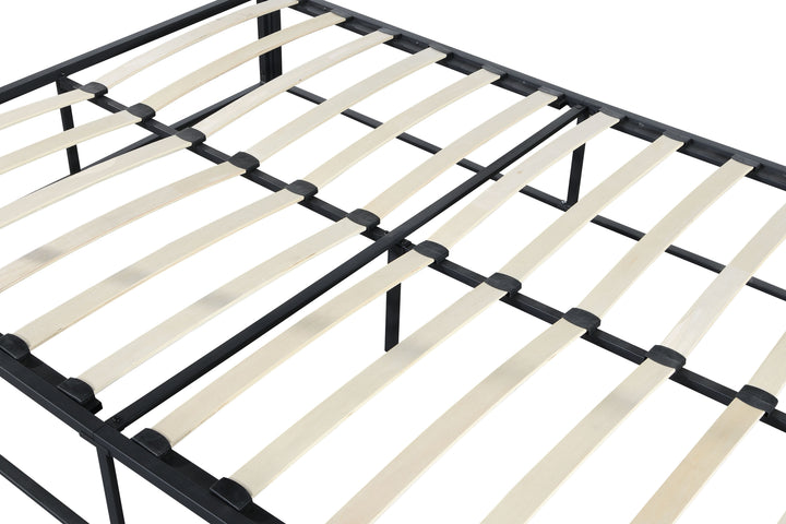 Contemporary Steel Metal 4 Poster Bed with Sturdy Frame for Modern Bedrooms