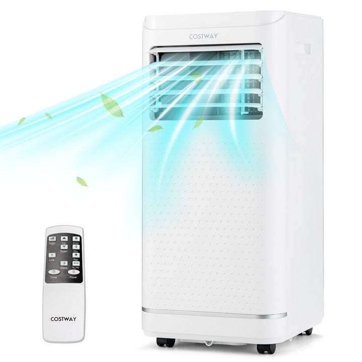 7000/9000 BTU 3 in 1 Portable Air Conditioner with Remote Control and 24H Timer