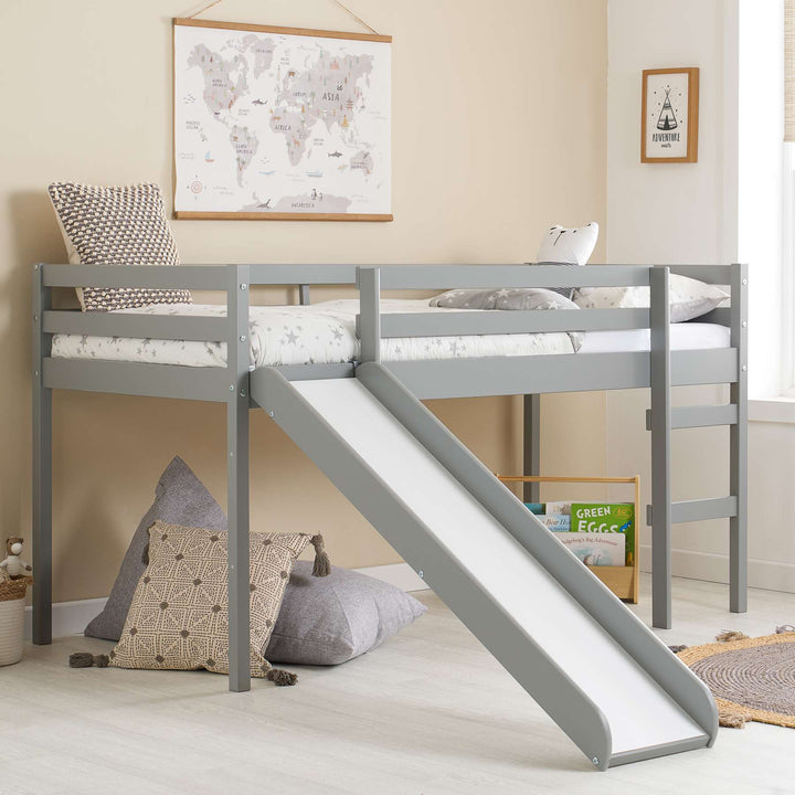Frankie Midi Sleeper Bed with Fun Slide for Kids Bedroom