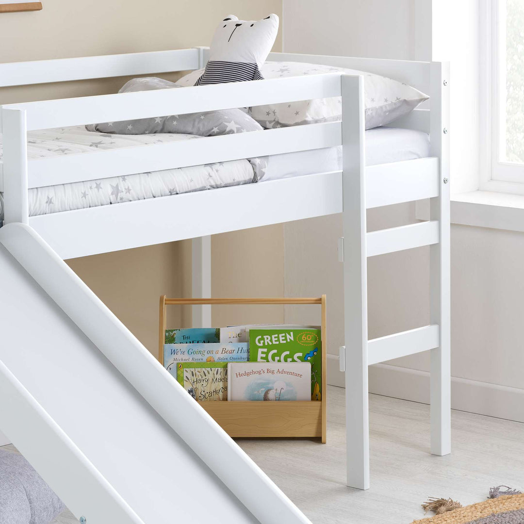 Frankie Midi Sleeper Bed with Fun Slide for Kids Bedroom