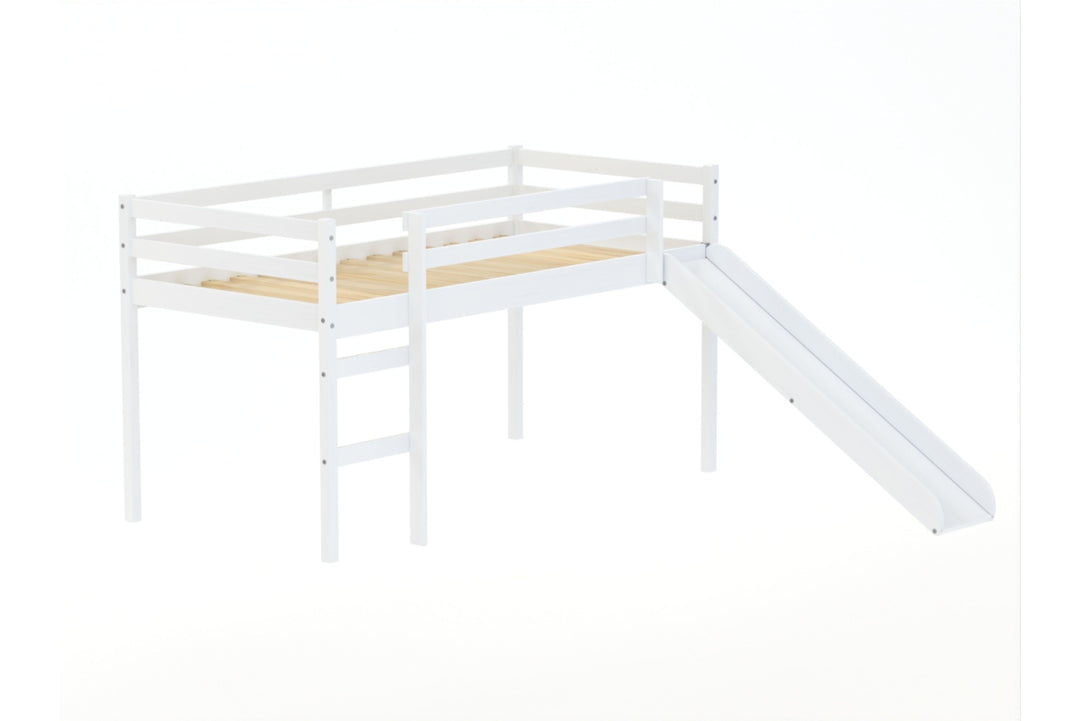 Frankie Midi Sleeper Bed with Fun Slide for Kids Bedroom