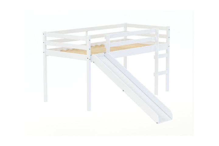 Frankie Midi Sleeper Bed with Fun Slide for Kids Bedroom