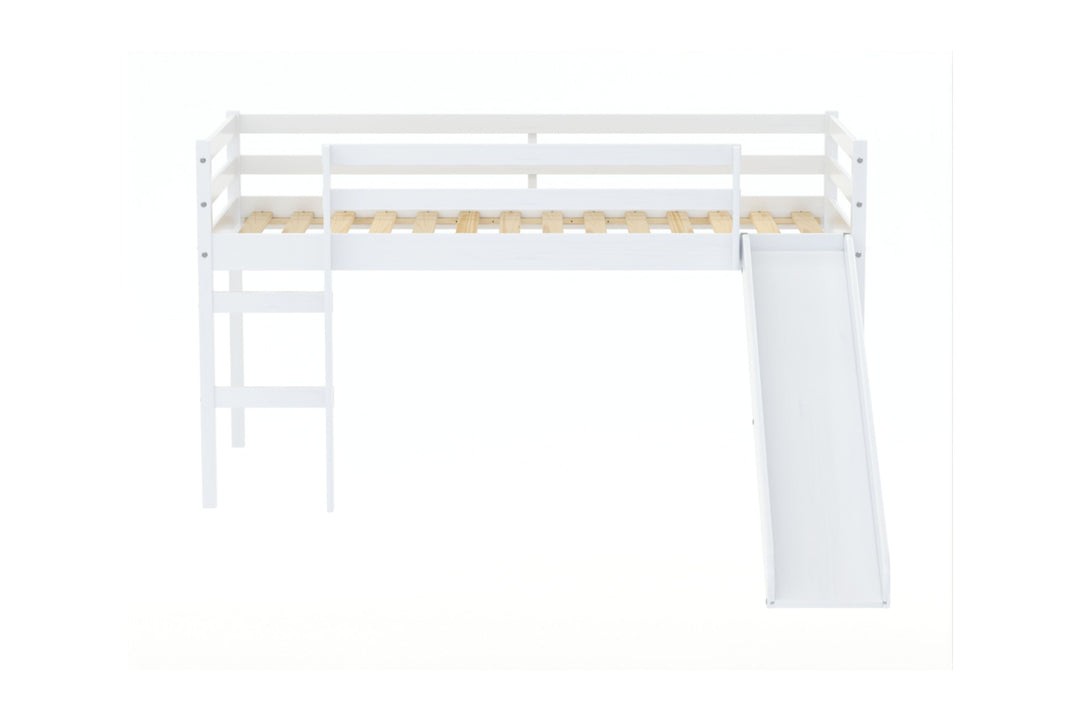 Frankie Midi Sleeper Bed with Fun Slide for Kids Bedroom