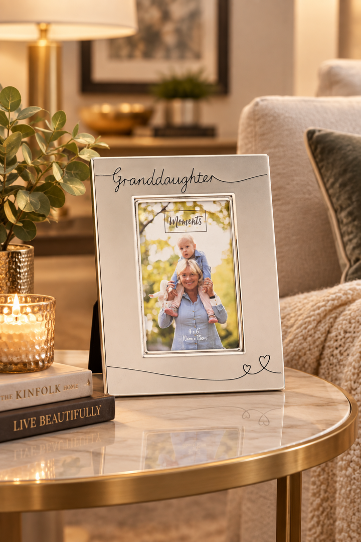 Photo Frame 2 tone Silverplated Granddaughter
