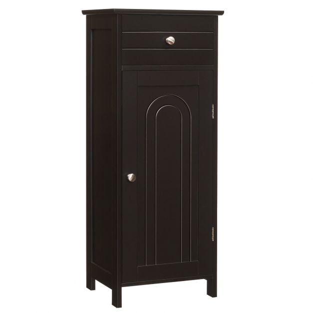 1-Door Freestanding Bathroom Storage Cabinet with Drawer
