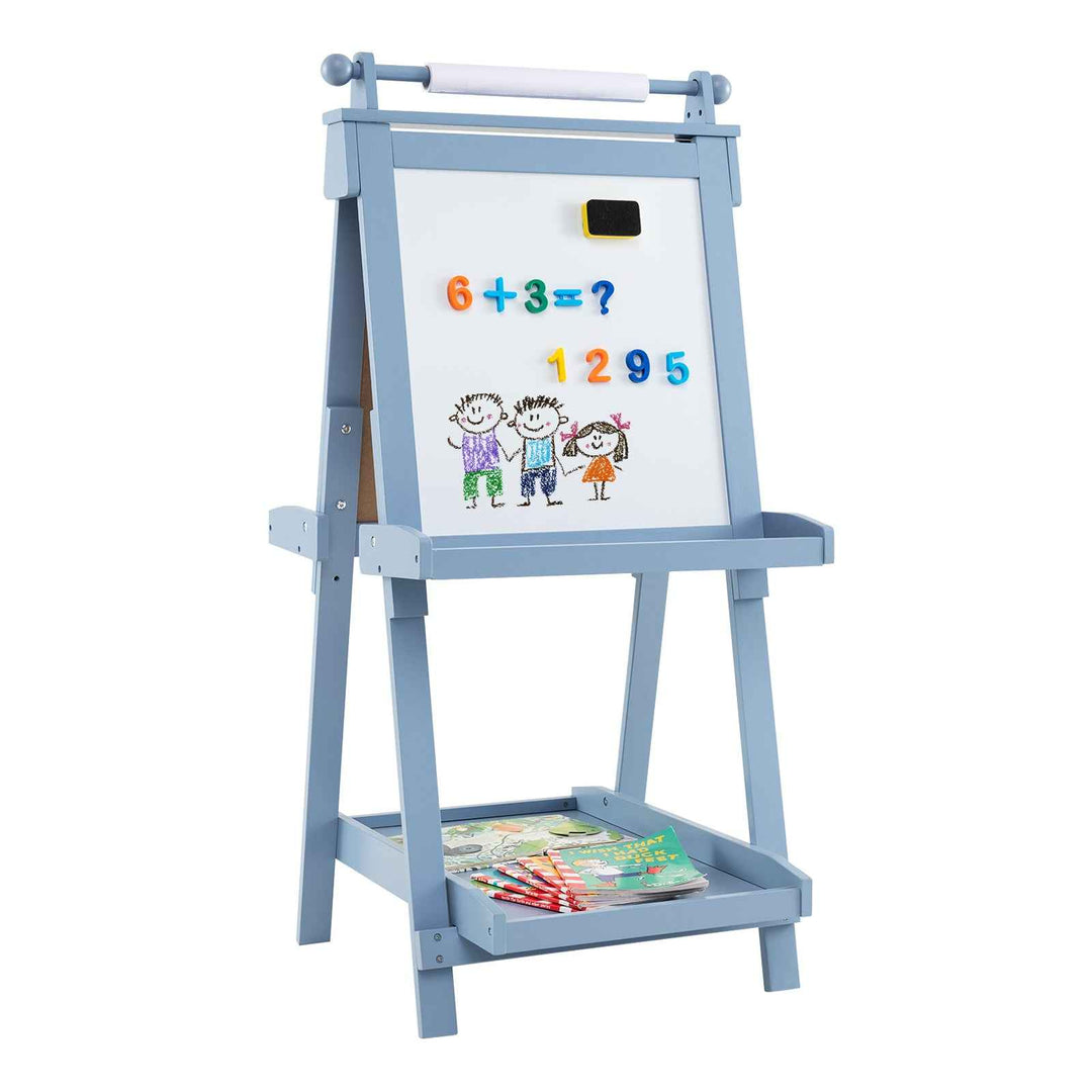 3-in-1 Double-sided Foldable Art Easel for Kids with Multiple Creative Surfaces