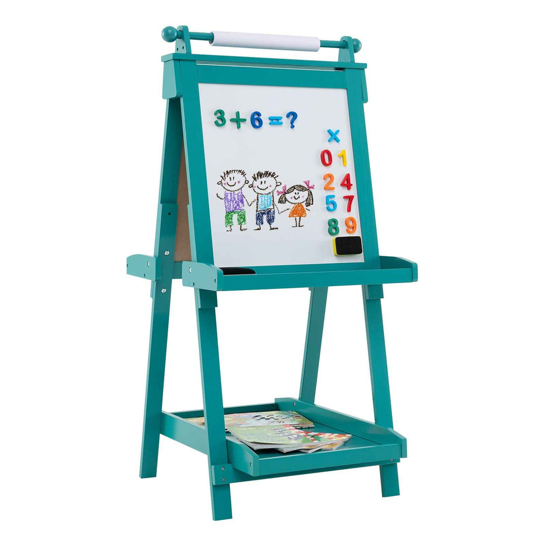 3-in-1 Double-sided Foldable Art Easel for Kids with Multiple Creative Surfaces