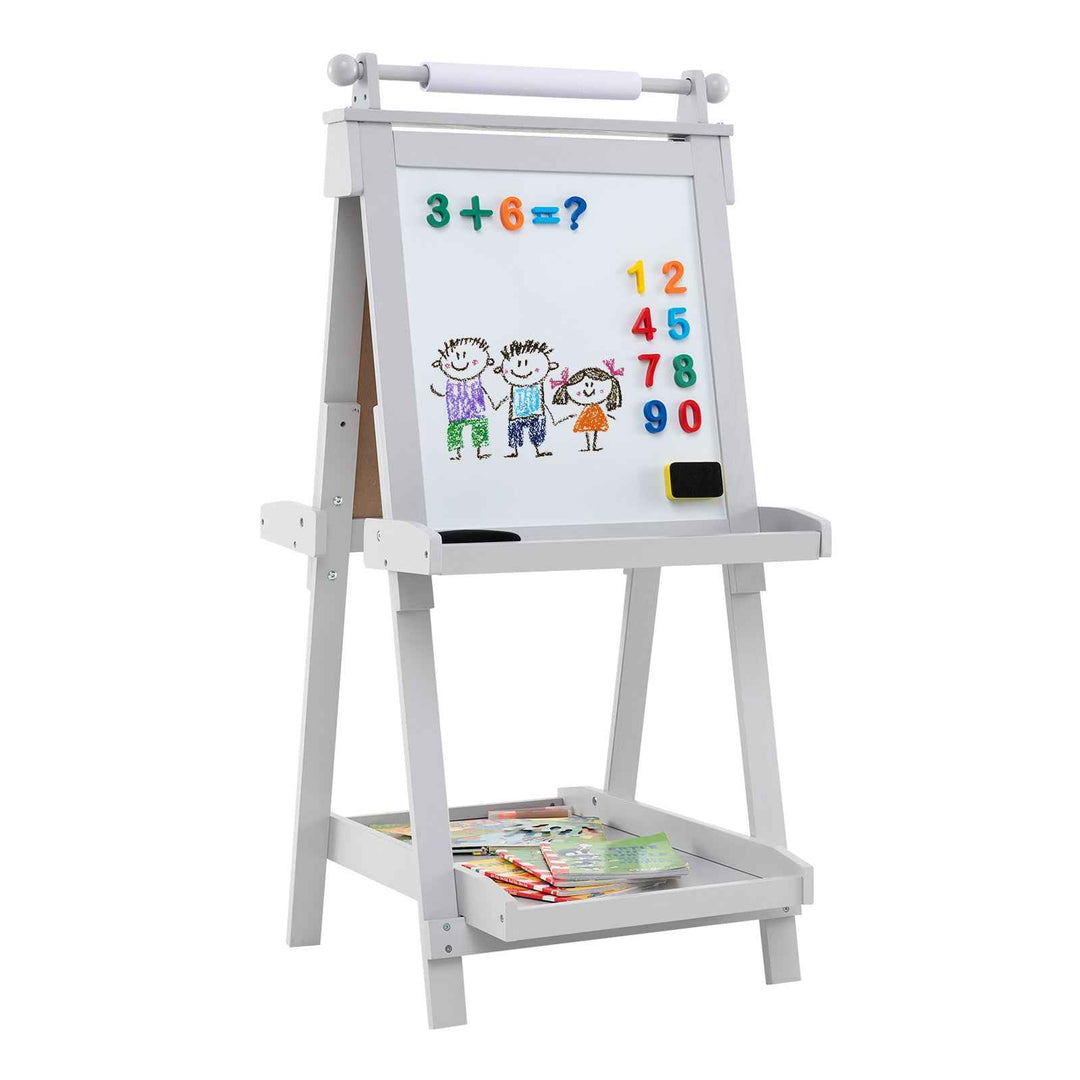 3-in-1 Double-sided Foldable Art Easel for Kids with Multiple Creative Surfaces