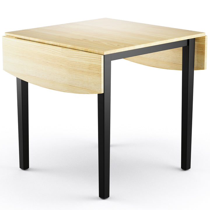 Folding Dining Table Drop Leaf Tables with Solid Wood Legs - TidySpaces