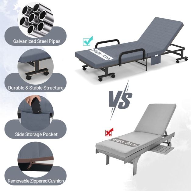 Folding Sofa Bed with Mattress