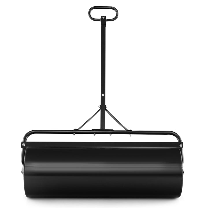 63L Garden Lawn Roller with Gripping Handle Black - TidySpaces