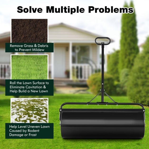 63L Garden Lawn Roller with Gripping Handle - TidySpaces