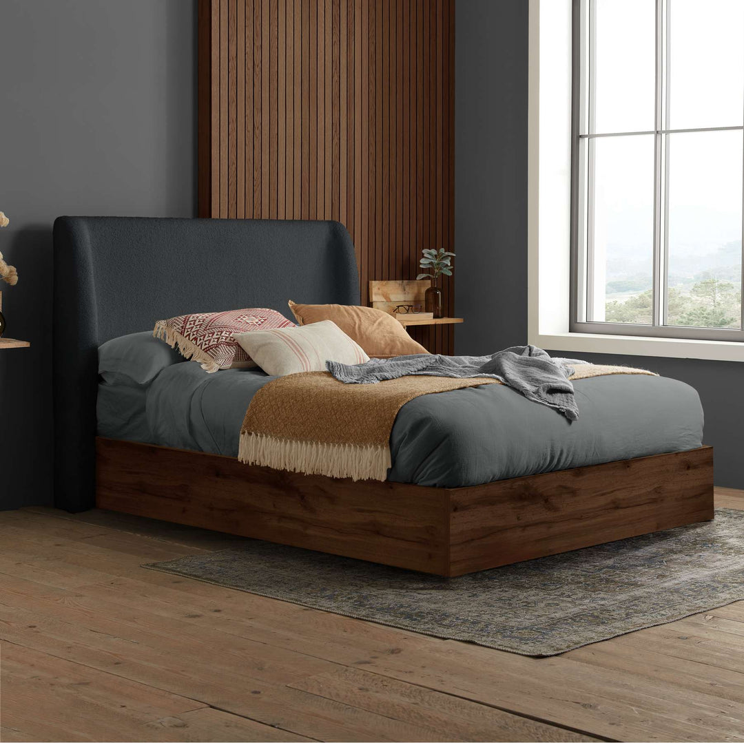 Halfden Ottoman Bed Frame with Storage and Lift-Up Mechanism