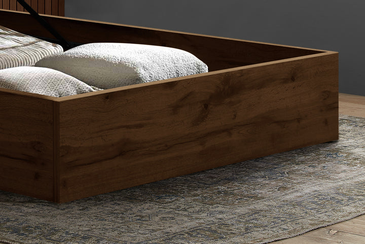 Halfden Ottoman Bed Frame with Storage and Lift-Up Mechanism