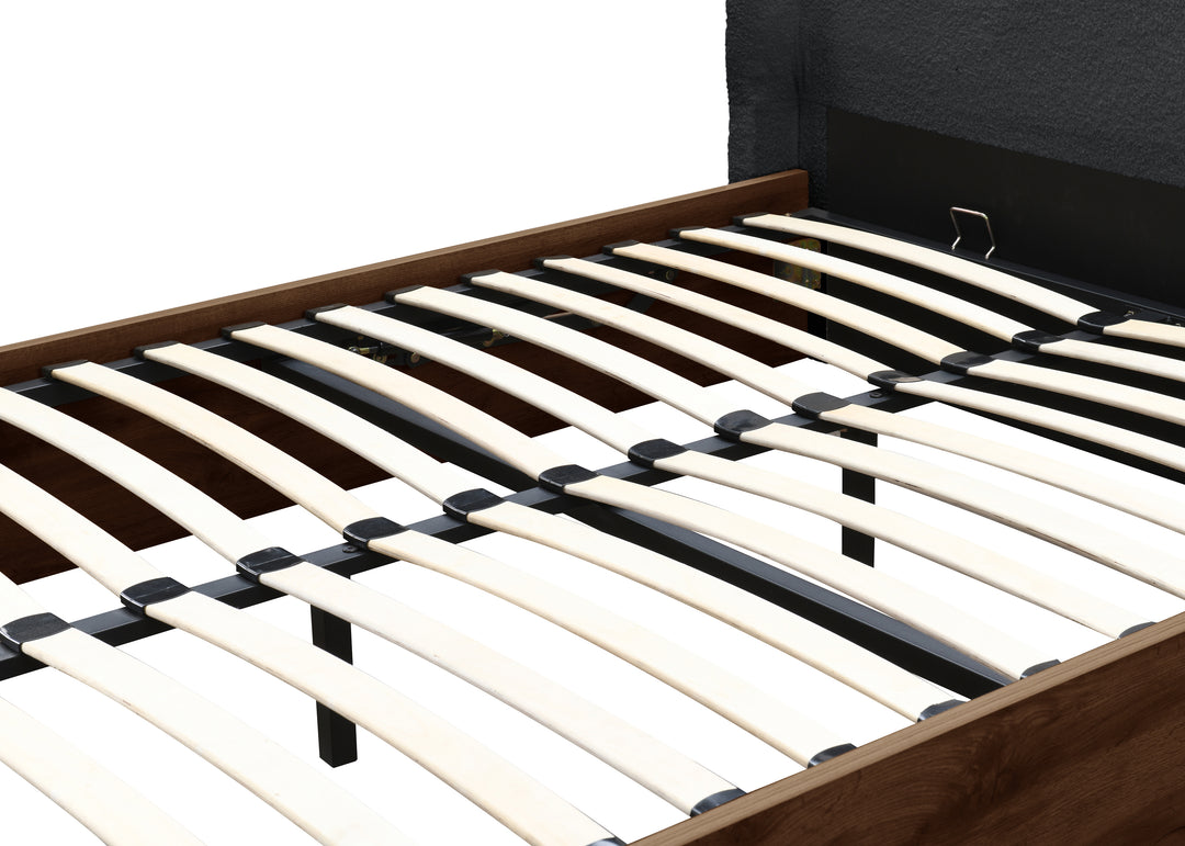 Halfden Ottoman Bed Frame with Storage and Lift-Up Mechanism