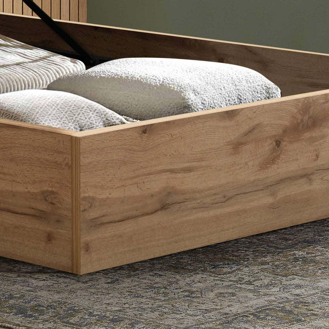 Halfden Ottoman Bed Frame with Storage and Lift-Up Mechanism