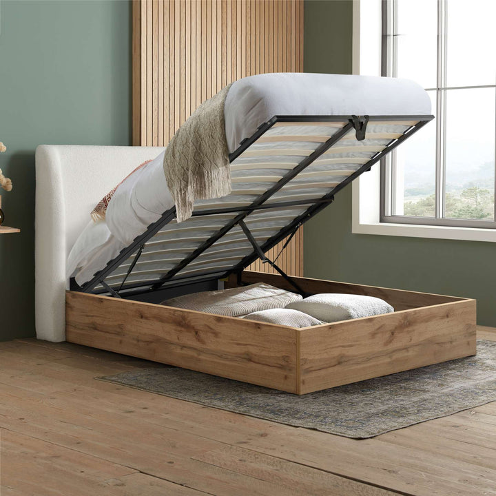 Halfden Ottoman Bed Frame with Storage and Lift-Up Mechanism