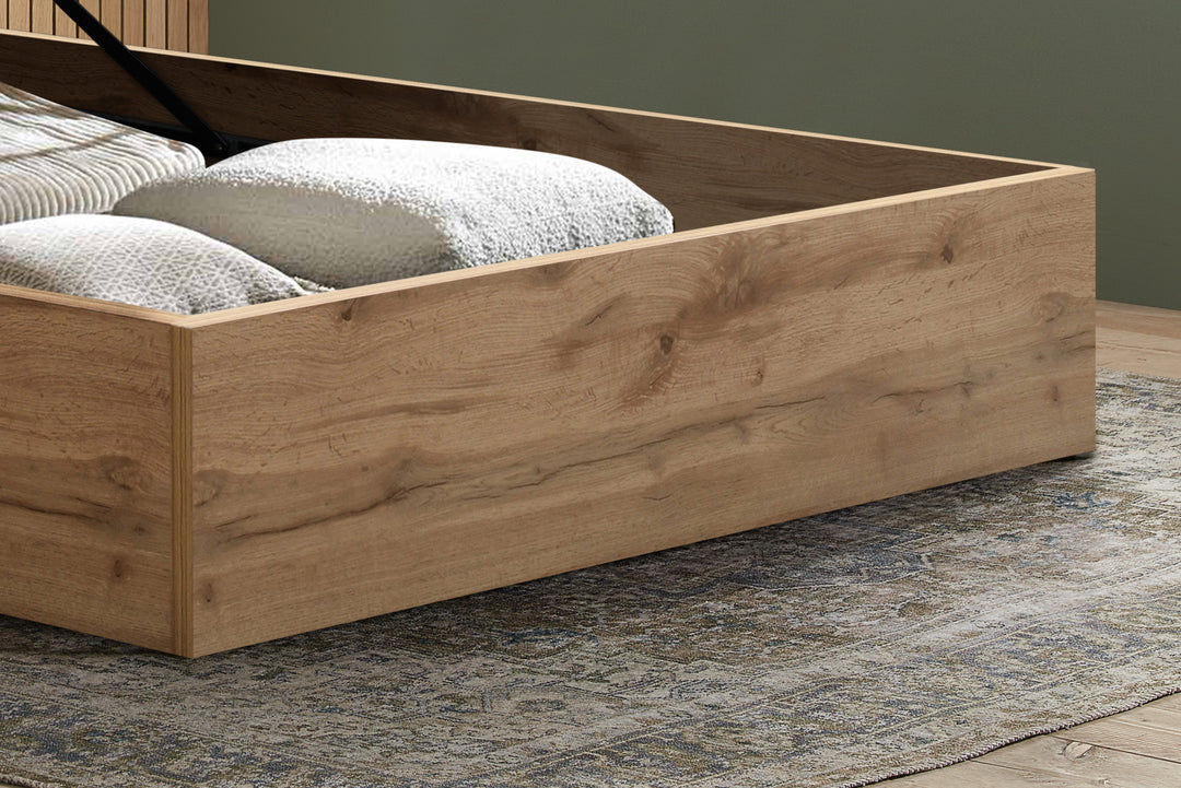 Halfden Ottoman Bed Frame with Storage and Lift-Up Mechanism
