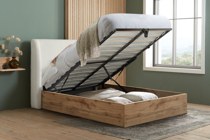 Halfden Ottoman Bed Frame with Storage and Lift-Up Mechanism